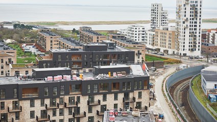 Øresund Park-facade-Amager-København-Danmark-view mod øresund