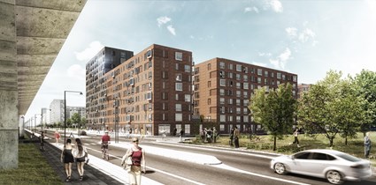 ø-huset-københavn-set fra metro